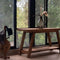 Credenza larga clásica de madera de pino MODELO #1111