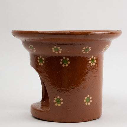 Brasero de barro para fogata