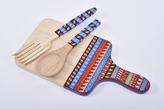 Tabla para picar estilo Alebrije