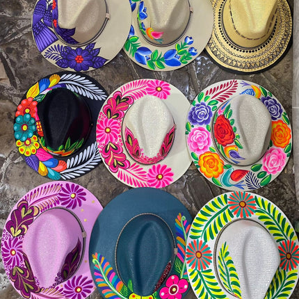 Sombrero Pintado a Mano