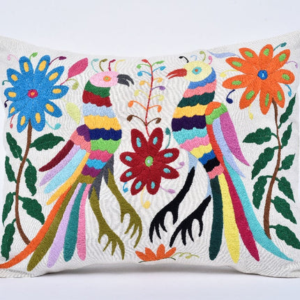 Cubre cojín bordado estilo Tenango — MODELO #040904
