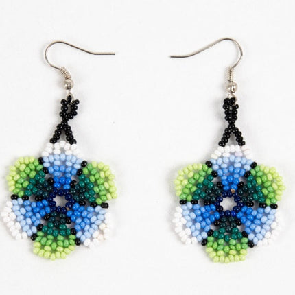 Aretes Flor Pequeña de 5 cm — MODELO #080614