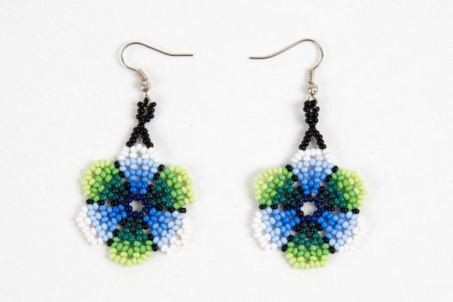 Aretes Flor Pequeña de 5 cm — MODELO #080614