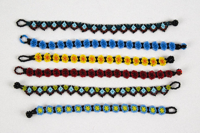 Set de Pulseritas Flor y Montaña, 6 piezas, modelo 2 — MODELO #080617