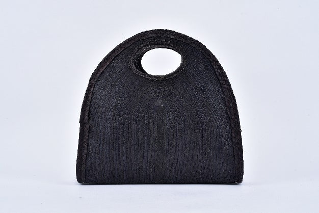 Bolsa de palma Media Luna color Negro