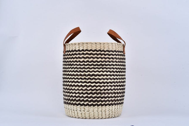 Cesto para ropa de hoja de palma — MODELO #0407