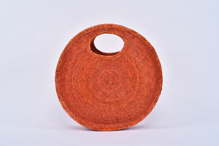 Bolsa de palma Circular color Naranja