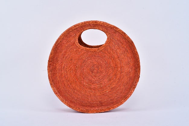 Bolsa de palma Circular color Naranja