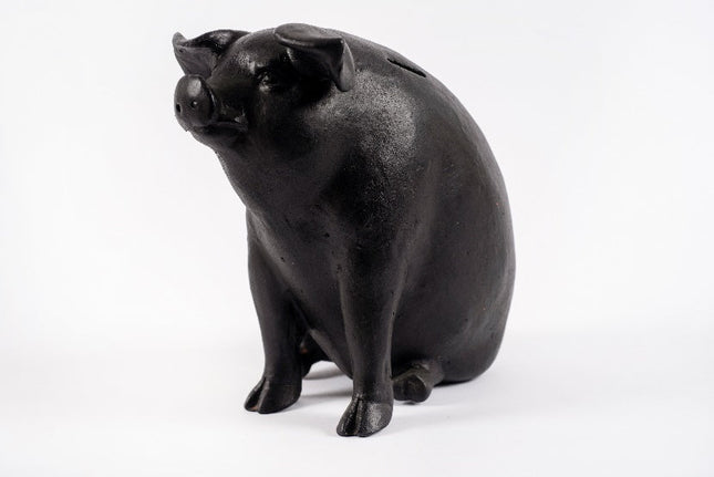 Alcancía negra grande — MODELO #042004