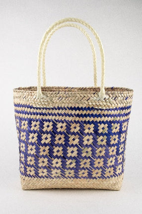 Bolsa Itabili de palma de Oaxaca color Morado