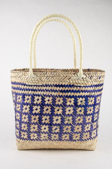 Bolsa Itabili de palma de Oaxaca color Morado
