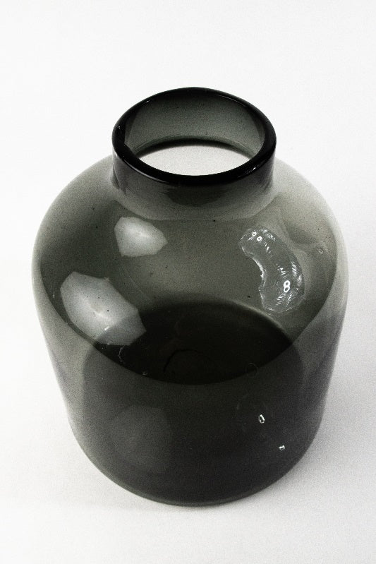 Florero de vidrio soplado estilo balero — MODELO #0415