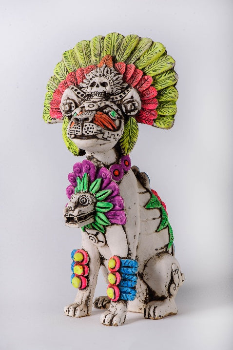 Figura de barro Xoloitzcuintle MODELO #0902