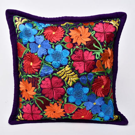Cubre cojín floral Chiapas — MODELO #040302