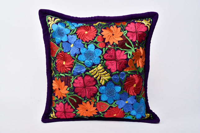 Cubre cojín floral Chiapas — MODELO #040302