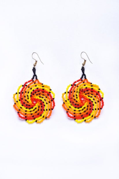 Aretes Olas del Mar de 6 cm, modelo 2 — MODELO #080613