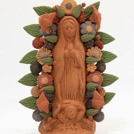 Virgen de Guadalupe de barro sin pintar MODELO #090602