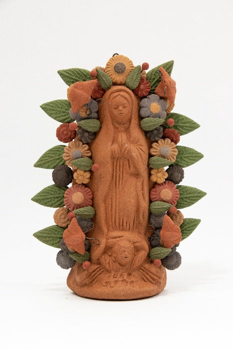Virgen de Guadalupe de barro sin pintar MODELO #090602