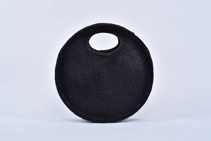 Bolsa de palma Circular color Negro