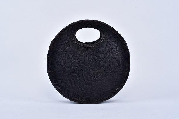 Bolsa de palma Circular color Negro