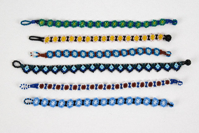 Set de Pulseritas Flor y Montaña, 6 piezas — MODELO #080616