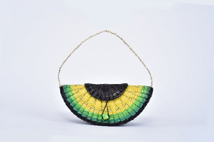 Bolsa de palma con forma de aguacate