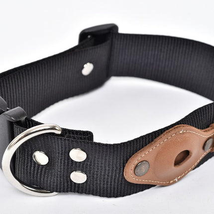 Collar para perro raza grande con compartimento para Airtag Joker - Negro MODELO #031203