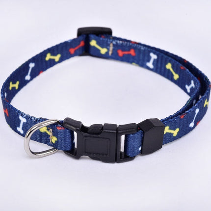 Collar para perro raza pequeña tipo Chihuahua - Azul marino MODELO #030908