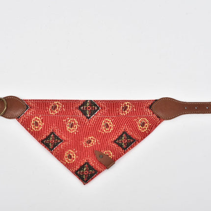 Bandana para mascota con cierre de piel Joker - Grande Rojo MODELO #031410