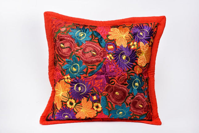 Cubre cojín floral Chiapas — MODELO #040302