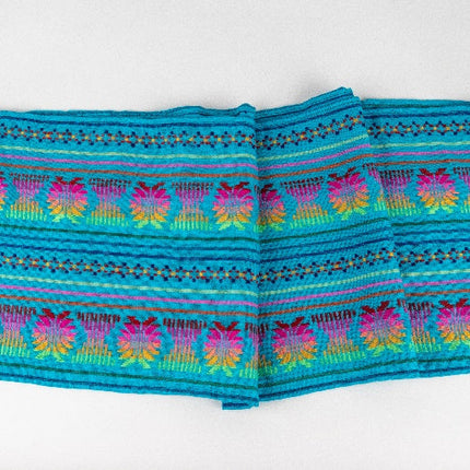 Camino de mesa delgado Oaxaca aqua — MODELO #040201
