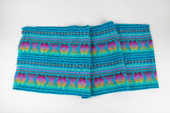 Camino de mesa delgado Oaxaca aqua — MODELO #040201