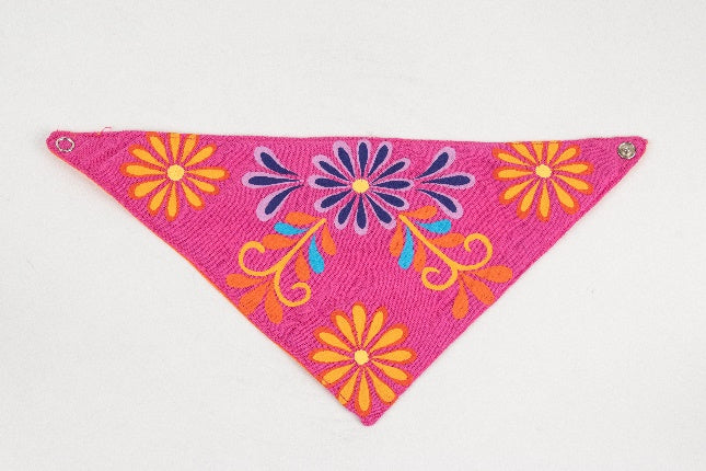 Bandana para mascota Chulada pintada a mano - Chica MODELO #030502