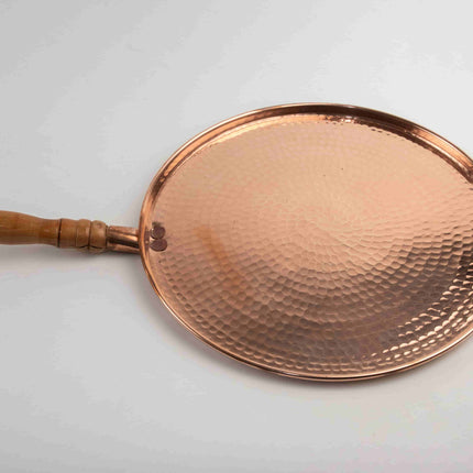 Comal de cobre puro artesanal — MODELO #0205