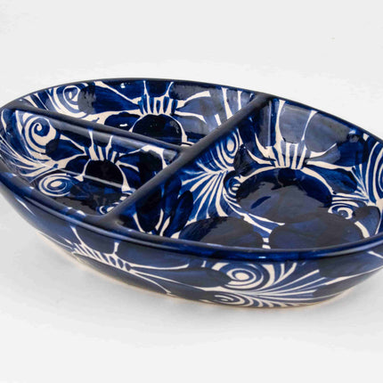 Salsero de 3 compartimentos Talavera