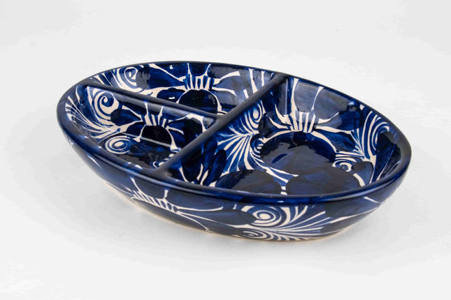 Salsero de 3 compartimentos Talavera